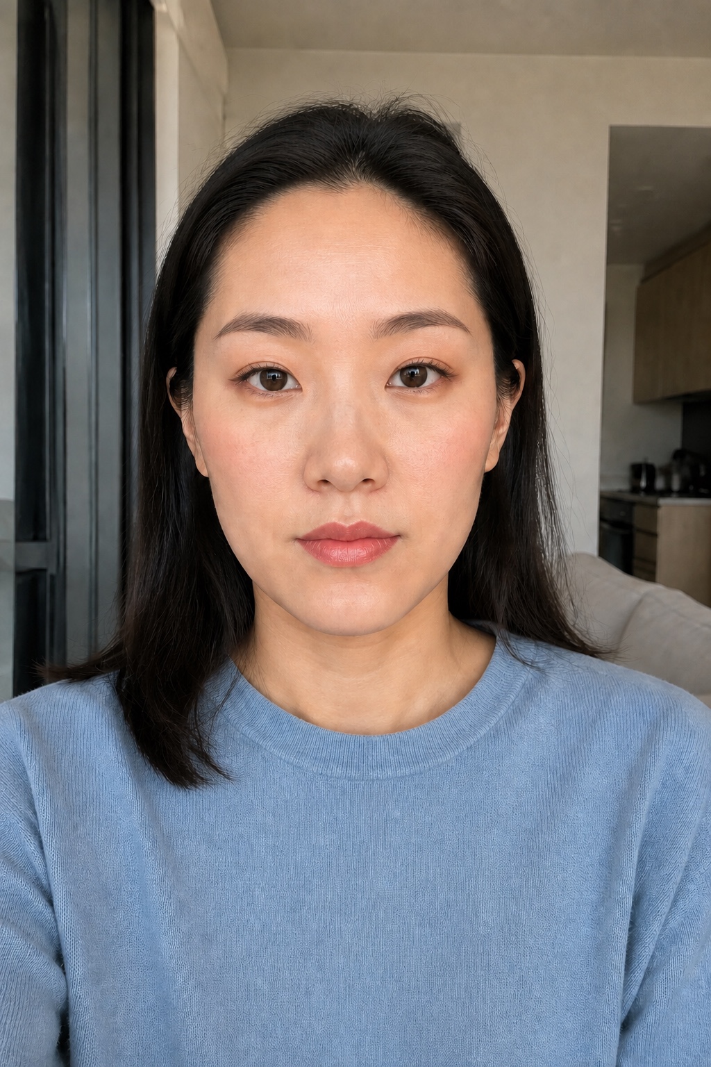 自然补妆 · 精修后